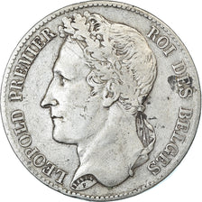 Coin, Belgium, Leopold I, 5 Francs, 5 Frank, 1849, VF(30-35), Silver, KM:3.2
