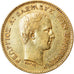 Moneta, Grecja, George I, 10 Drachmai, 1876, Paris, AU(50-53), Złoto, KM:48