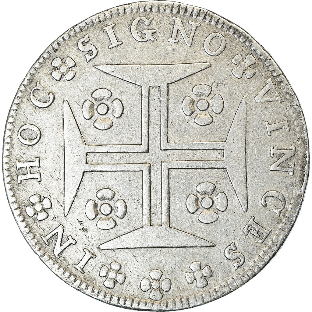 Coin, Portugal, Maria I and Pedro III, 400 Reis, 1782, Lisbon, AU(50-53), KM 273