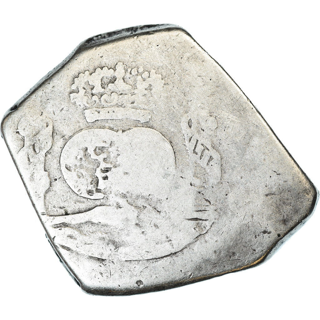 Coin, Guatemala, Charles III, 8 Reales, 1838, Mexico City, EF(40-45), Silver