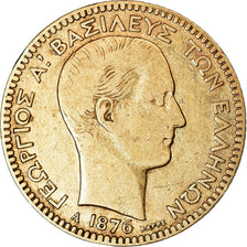 Coin, Greece, George I, 20 Drachmai, 1976, Paris, VF(30-35), Gold, KM:49