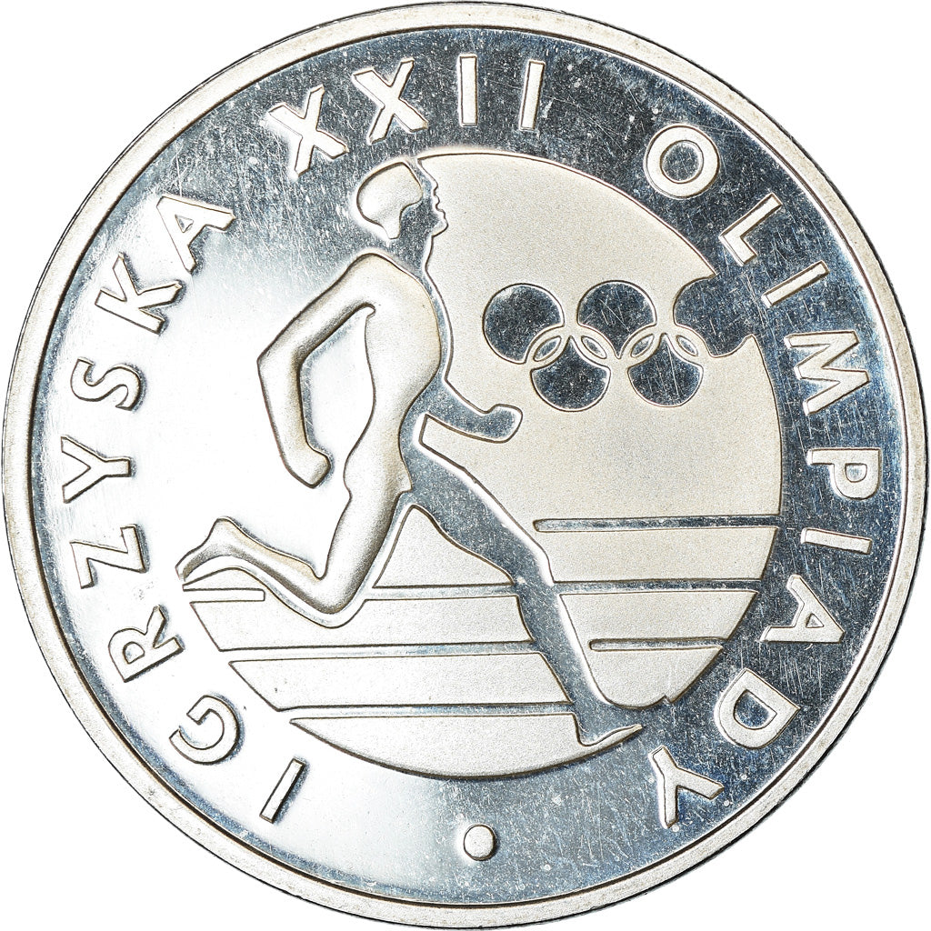 Moneta, Polonia, 100 Zlotych, 1980, Warsaw, Proof, FDC, Argento, KM:109