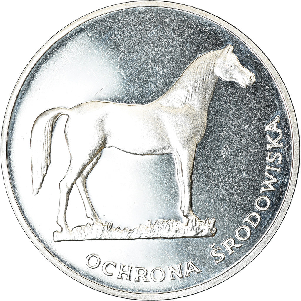 Munten, Polen, 100 Zlotych, 1981, Warsaw, Proof, FDC, Zilver, KM:126