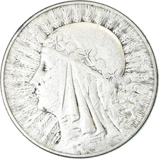 Coin, Poland, 10 Zlotych, 1932, Warsaw, EF(40-45), Silver, KM:22