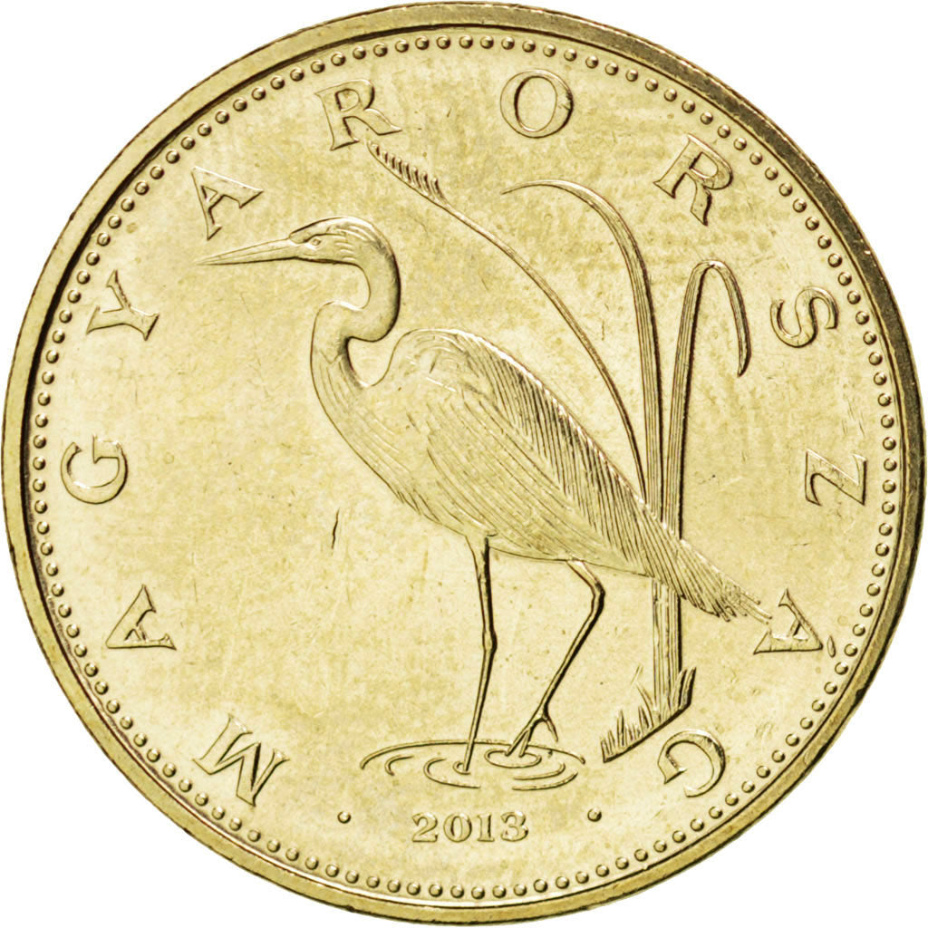 Coin, Hungary, 5 Forint, 2013, MS(63), Nickel-brass, KM:847