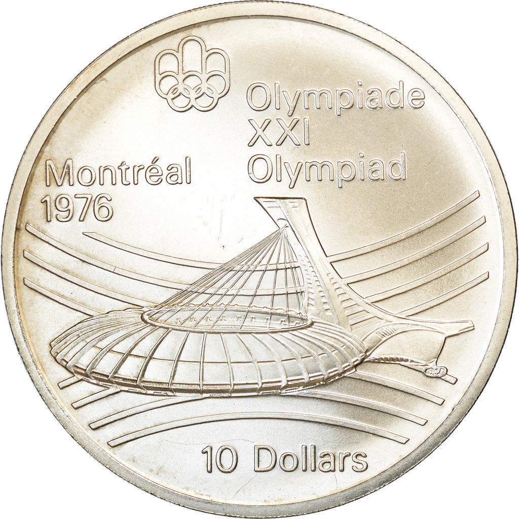 Coin, Canada, Elizabeth II, 10 Dollars, 1976, Ottawa, AU(55-58)