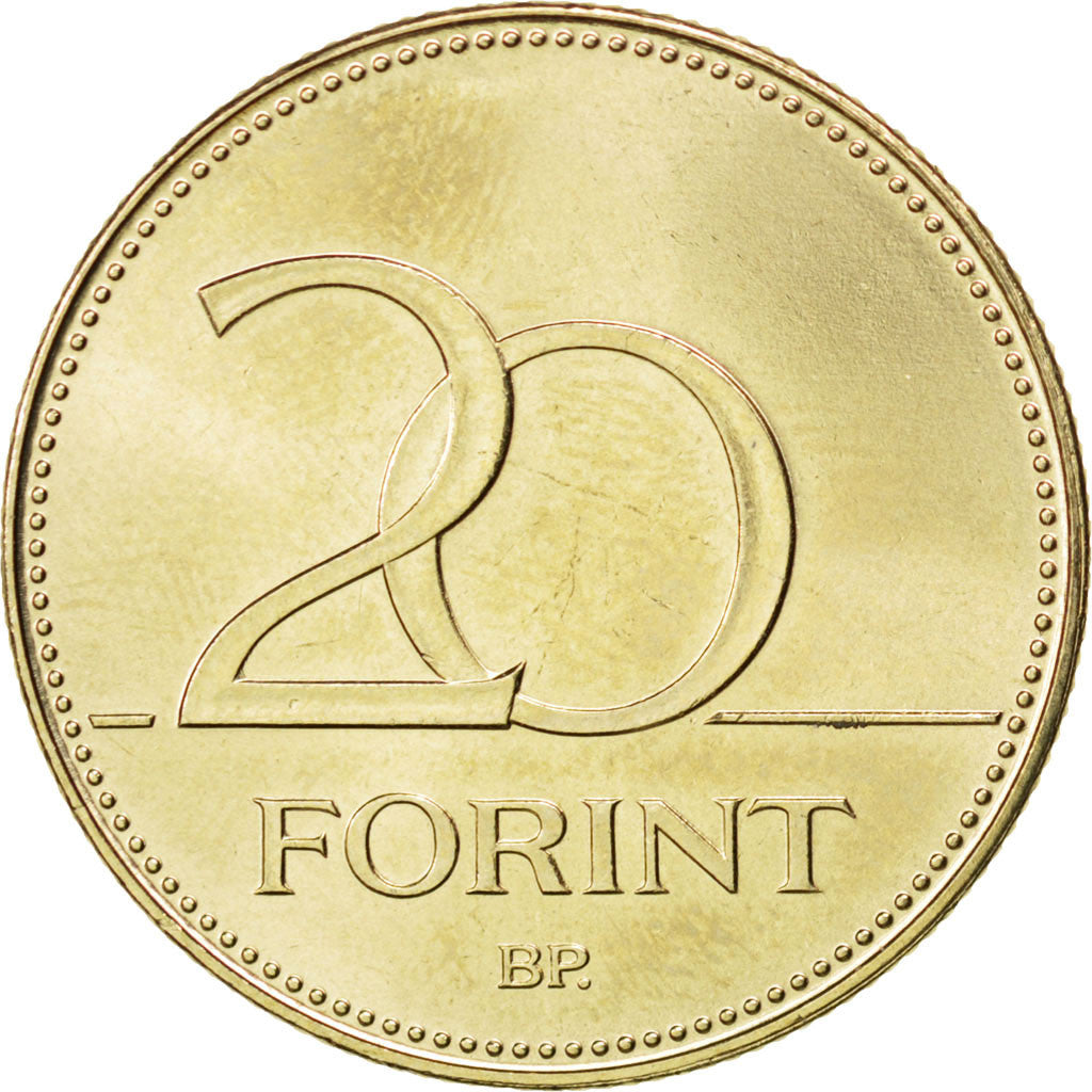 Coin, Hungary, 20 Forint, 2013, MS(63), Nickel-brass, KM:849