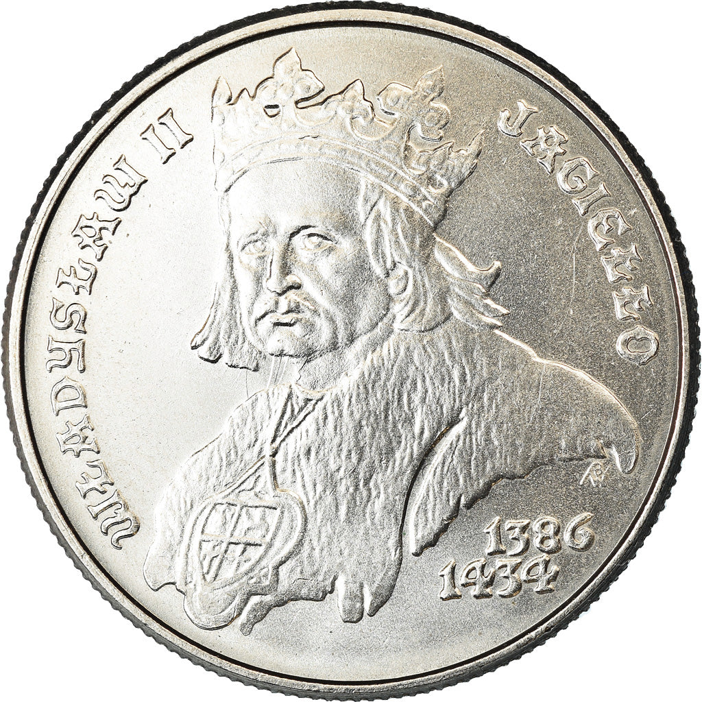 Münze, Polen, 500 Zlotych, 1989, Warsaw, VZ+, Copper-nickel, KM:194