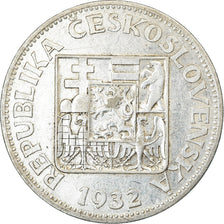 Coin, Czechoslovakia, 10 Korun, 1932, AU(50-53), Silver, KM:15