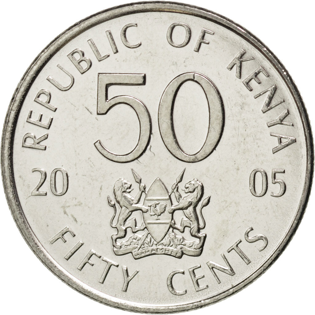 Kenya, République, 50 Cents 2005, KM 41