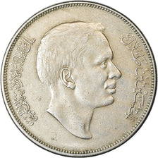 Coin, Jordan, Hussein, 1/4 Dinar, 1970/AH1390, EF(40-45), Copper-nickel, KM:28