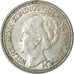 Coin, Netherlands, Wilhelmina I, 25 Cents, 1941, EF(40-45), Silver, KM:164