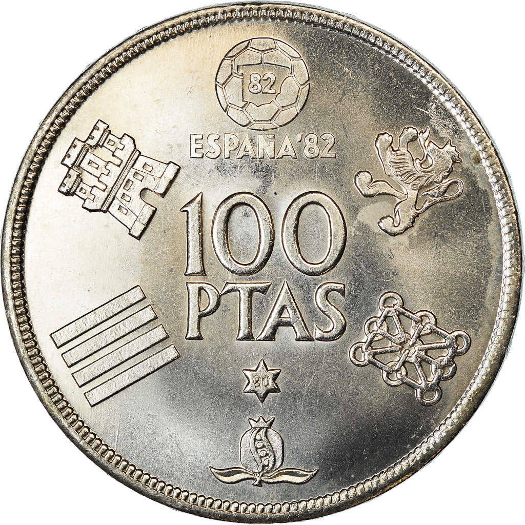 Moneda, España, Juan Carlos I, 100 Pesetas, 1980, EBC+, Cobre - níquel, KM:820