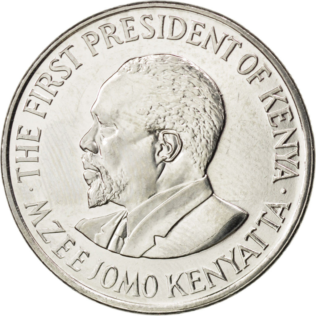Coin, Kenya, Shilling, 2005, MS(63), Nickel plated steel, KM:34