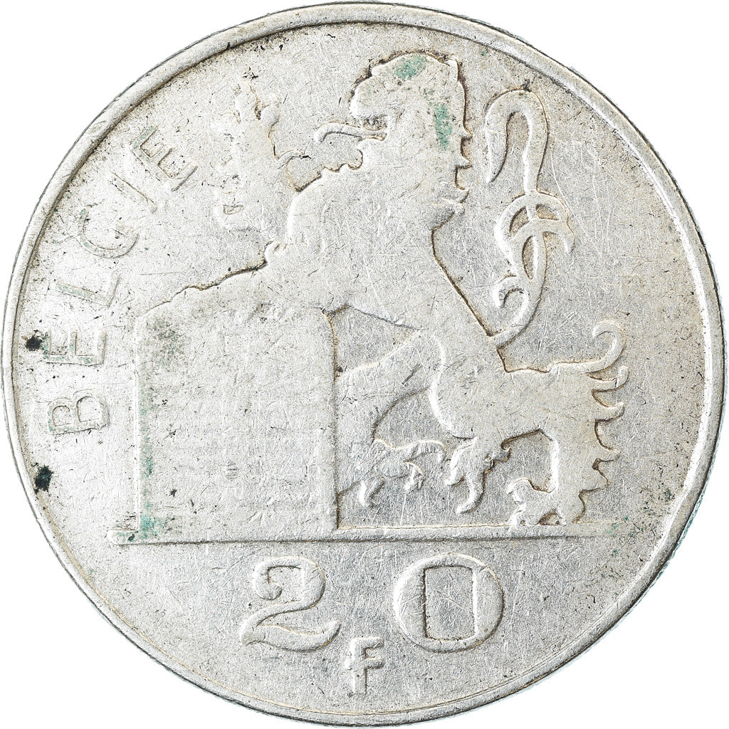 Coin, Belgium, 20 Francs, 20 Frank, 1949, EF(40-45), Silver, KM:141.1