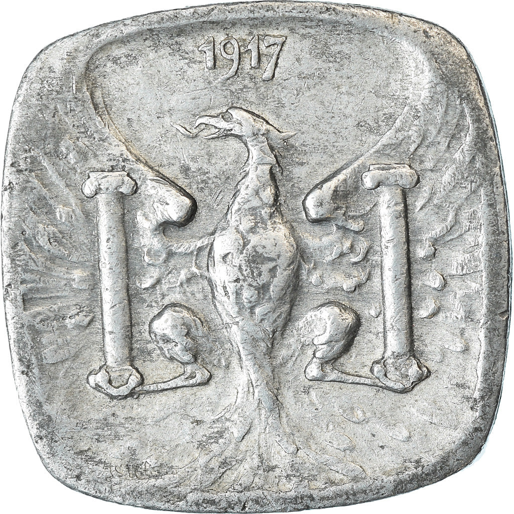 Münze, Frankreich, Ville de Besançon, Besançon, 10 Centimes, 1917, SS
