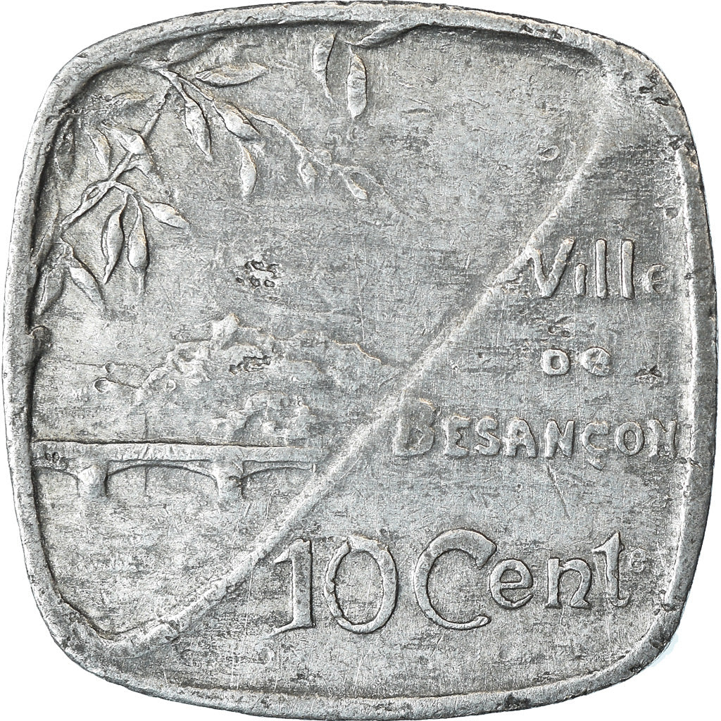 Münze, Frankreich, Ville de Besançon, Besançon, 10 Centimes, 1917, SS