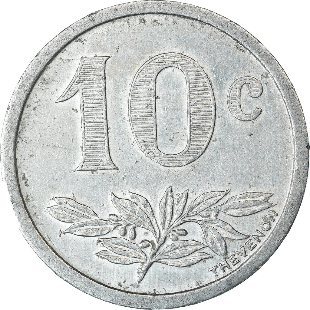 Munten, Frankrijk, Chambre de Commerce, Charleville-Sedan, 10 Centimes, 1921