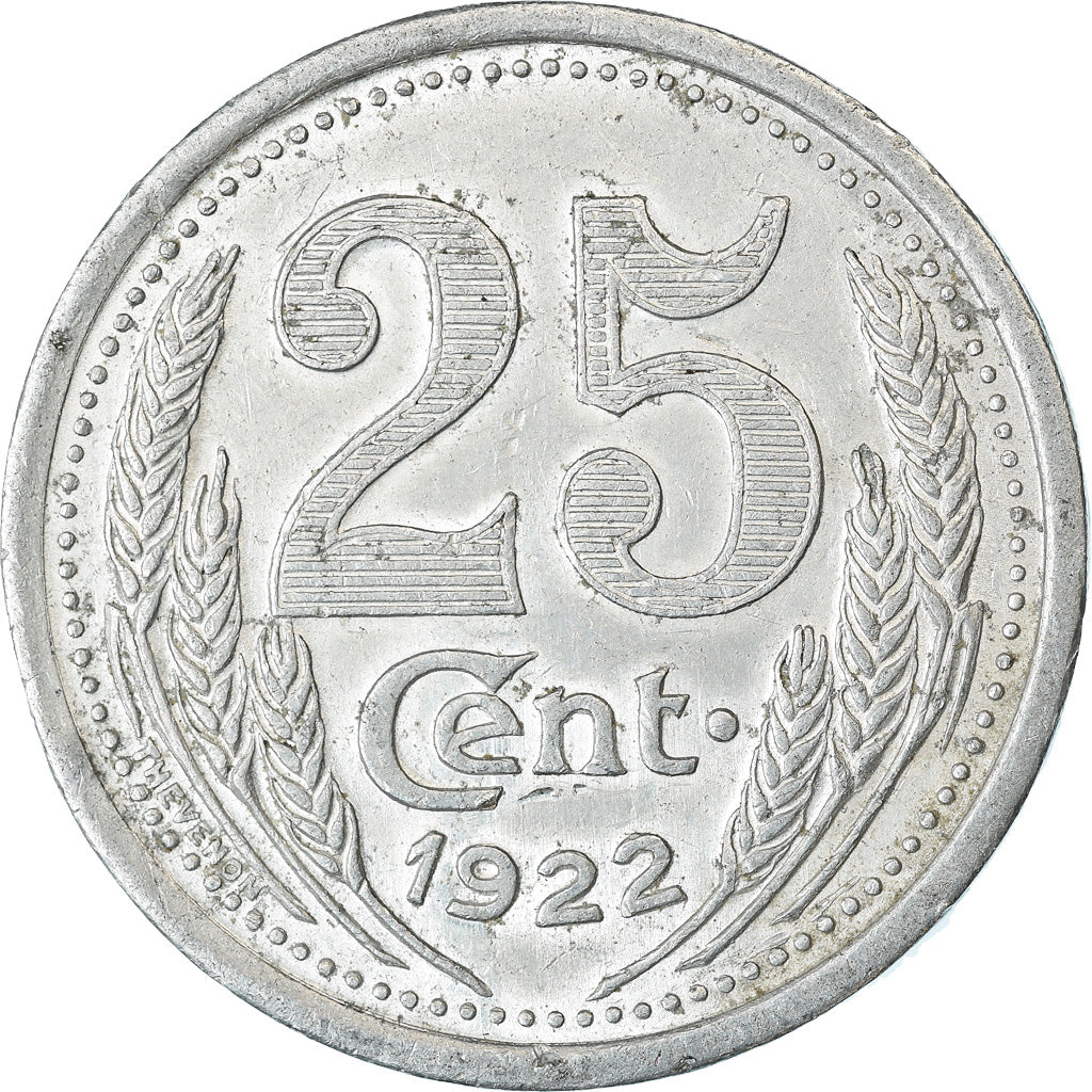 Moneta, Francja, Chambre de Commerce d'Eure-et-Loire, 25 Centimes, 1922