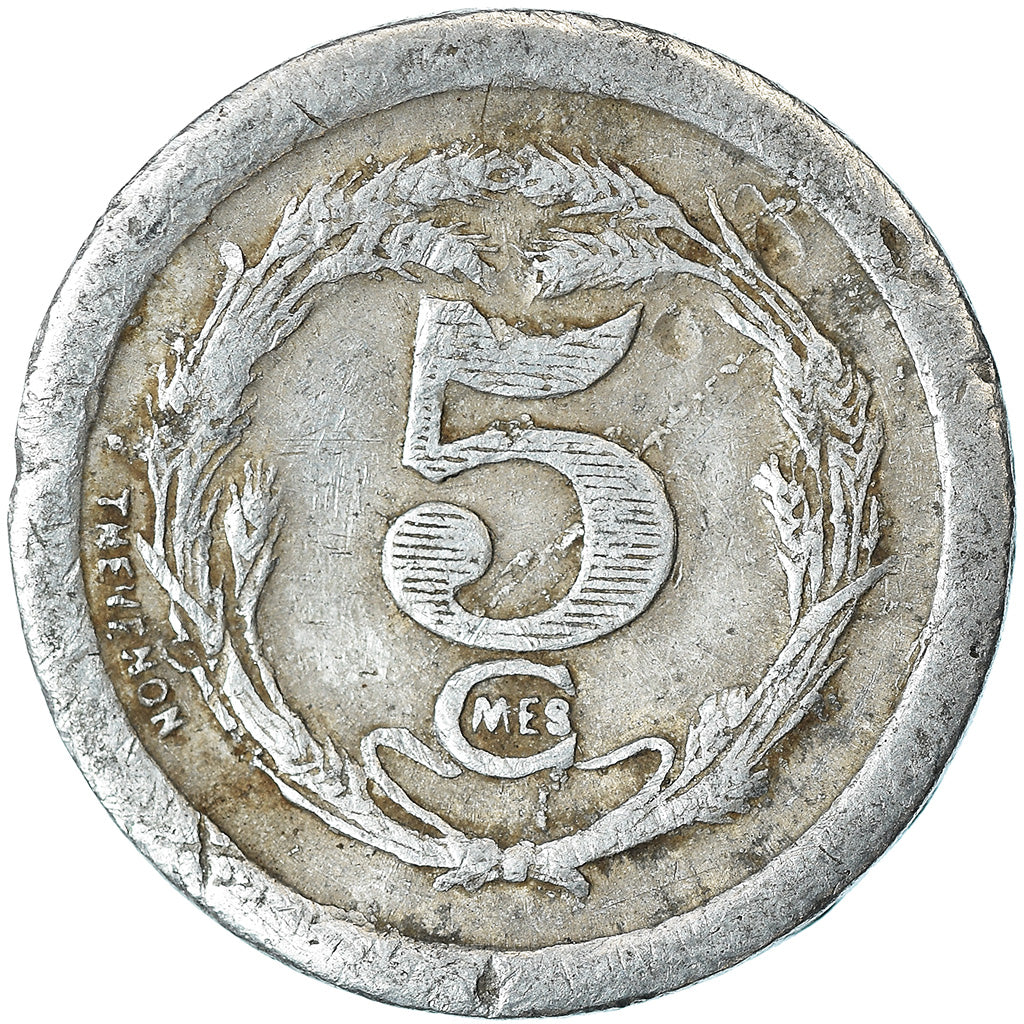 Coin, France, Chambre de Commerce, Deux-Sèvres, 5 Centimes, 1922, VF(20-25)