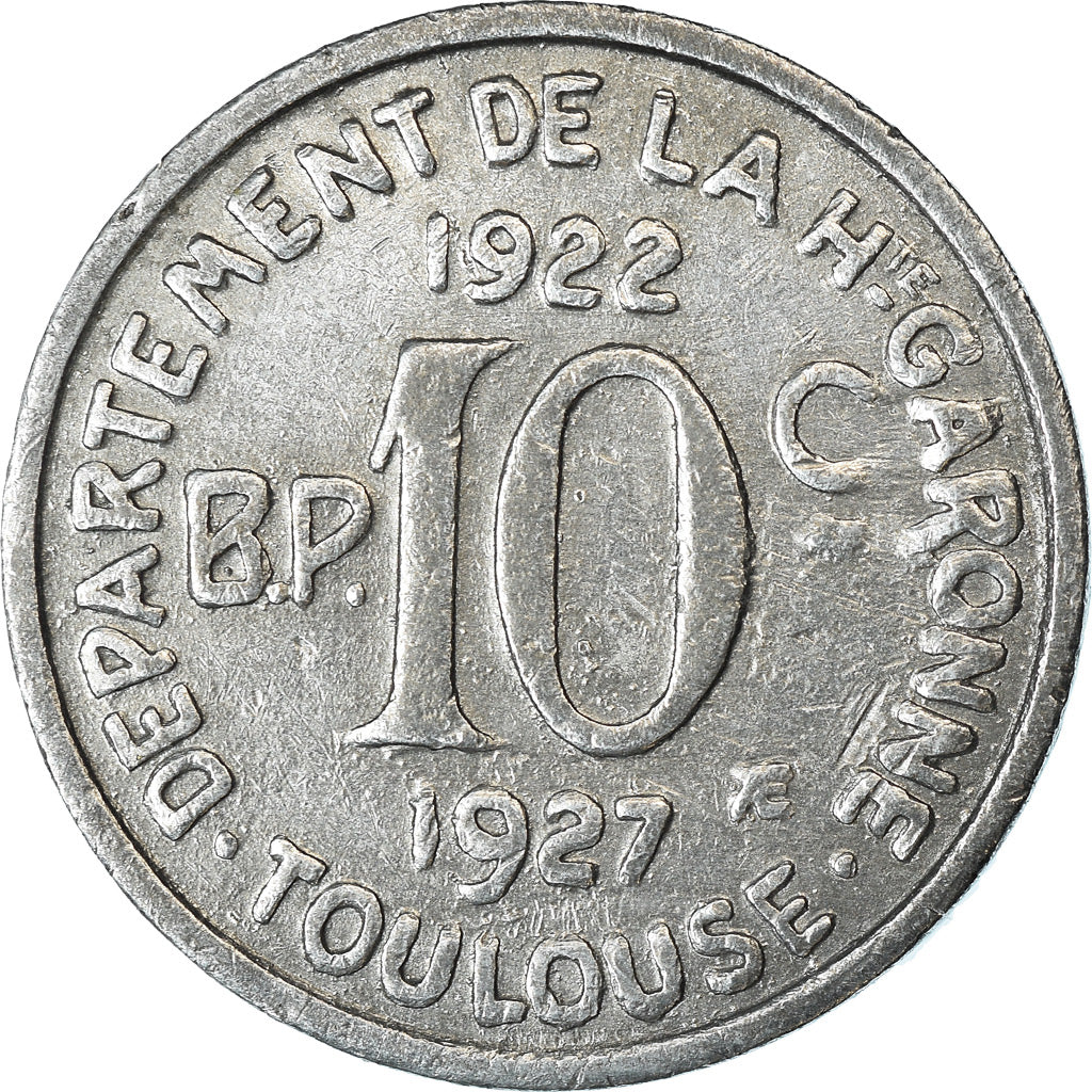 Coin, France, Union Latine, Comité du Sud-Ouest, 10 Centimes, Toulouse