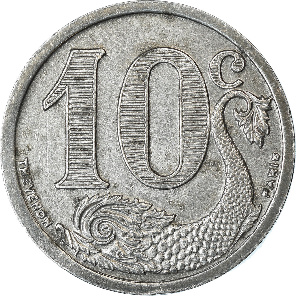 Monnaie, France, Société du Commerce, La Rochelle, 10 Centimes, 1922, TTB