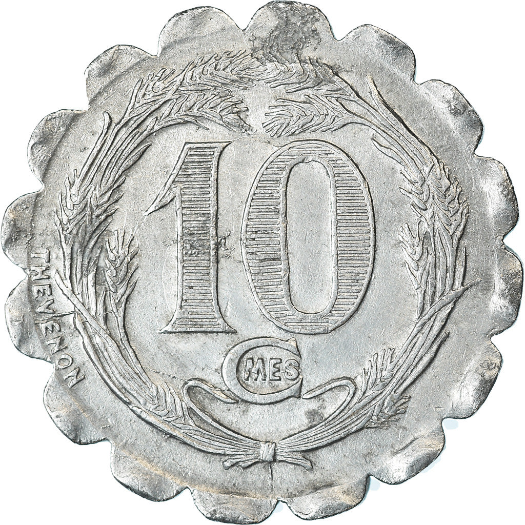Coin, France, Union Commerciale et Industrielle, La Capelle, 10 Centimes, 1921