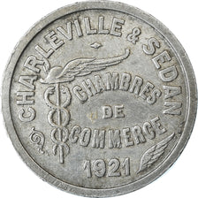 Munten, Frankrijk, Chambre de Commerce, Charleville-Sedan, 10 Centimes, 1921