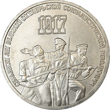 Coin, Russia, 3 Roubles, 1987, AU(50-53), Copper-nickel, KM:207