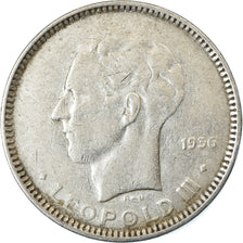 Coin, Belgium, 5 Francs, 5 Frank, 1936, EF(40-45), Nickel, KM:109.1
