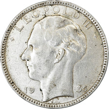 Moneta, Belgio, 20 Francs, 20 Frank, 1935, BB, Argento, KM:105