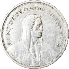 Coin, Switzerland, 5 Francs, 1952, Bern, VF(30-35), Silver, KM:40