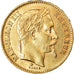 Moneta, Francja, Napoleon III, Napoléon III, 20 Francs, 1868, Paris, AU(50-53)