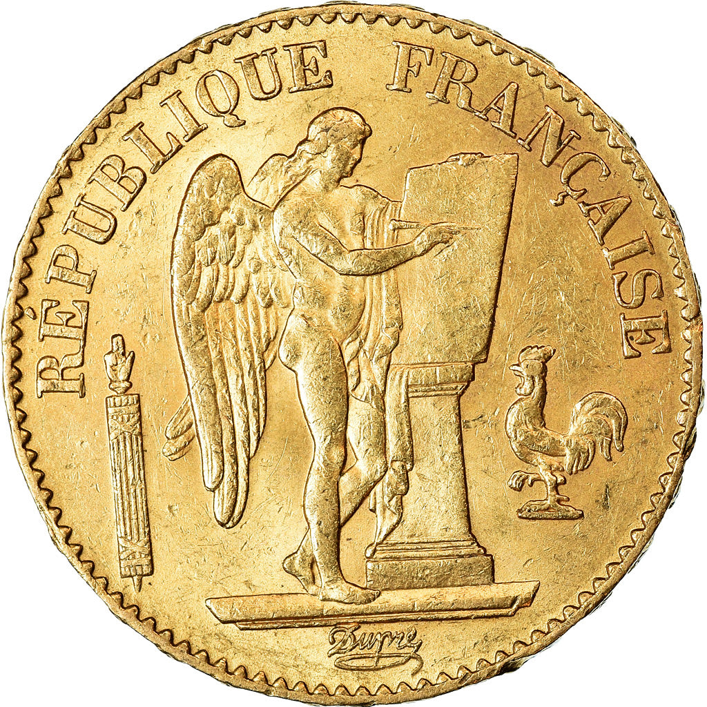 Monnaie, France, Génie, 20 Francs, 1879, Paris, TTB+, Or, Gadoury:1063, KM:825