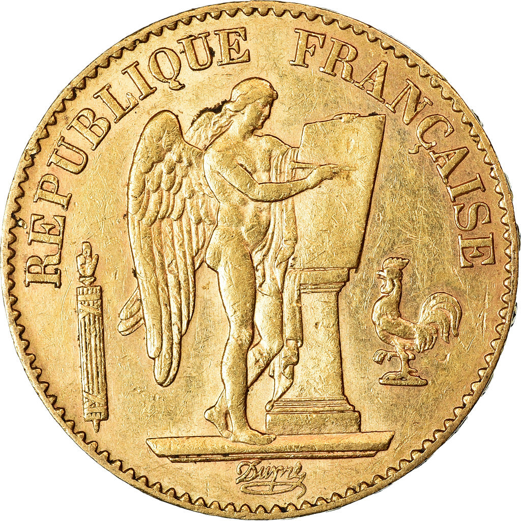 Monnaie, France, Génie, 20 Francs, 1890, Paris, TTB+, Or, Gadoury:1063, KM:825