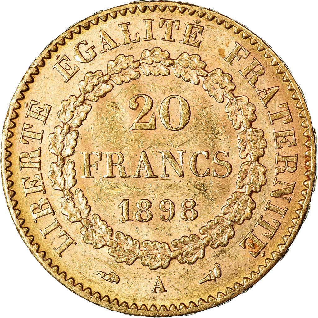 Monnaie, France, Génie, 20 Francs, 1898, Paris, TTB+, Or, Gadoury:1063, KM:825