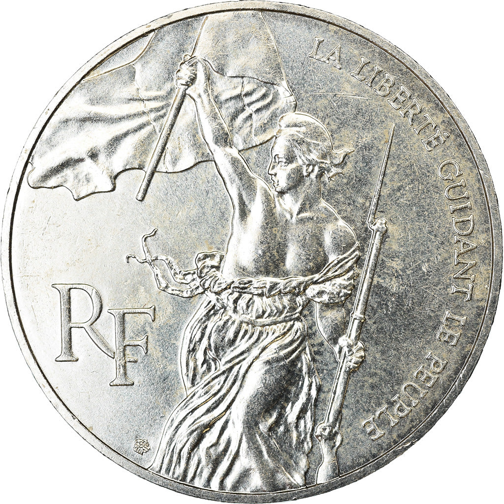 Coin, France, Liberté guidant le peuple, 100 Francs, 1993, AU(55-58), Silver
