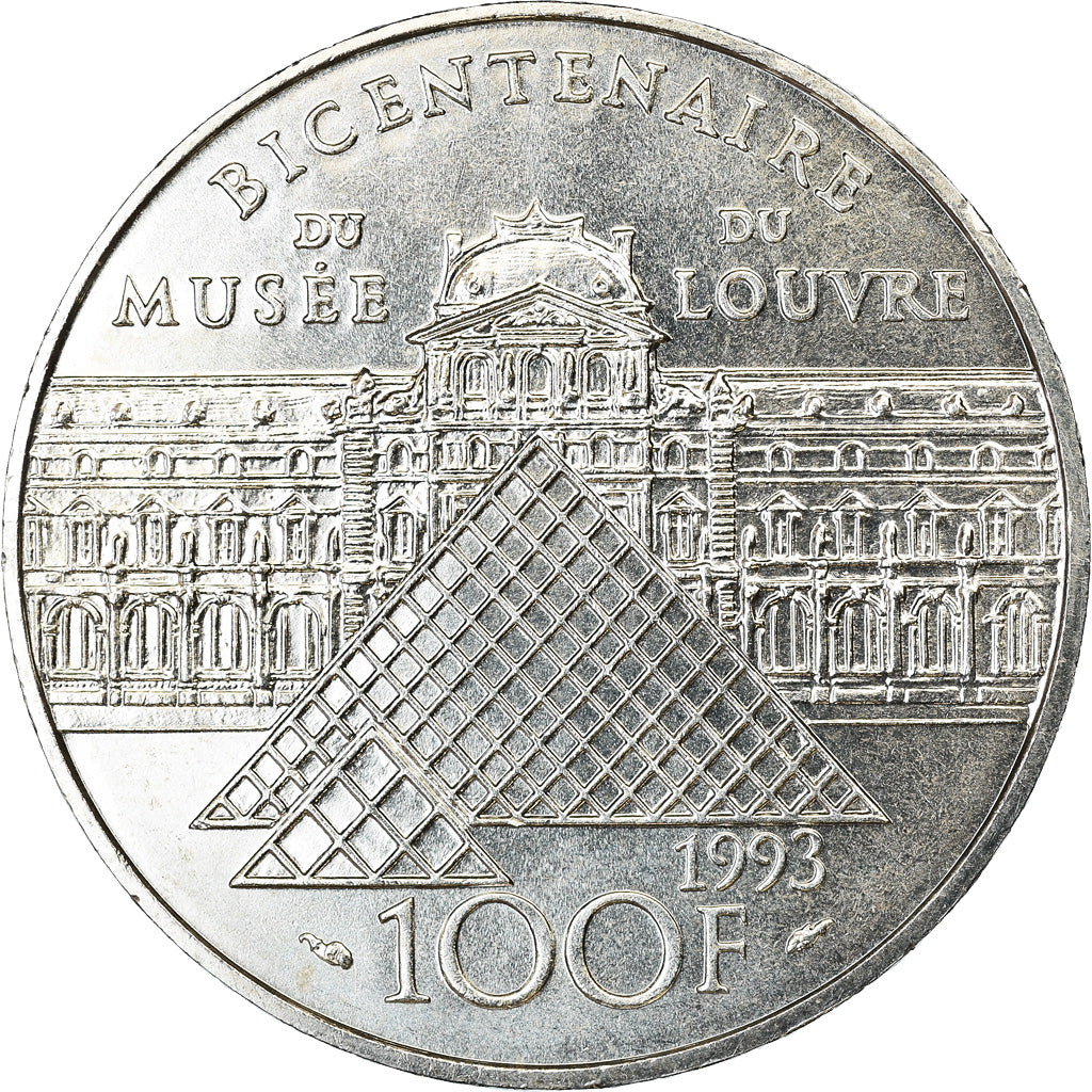Coin, France, Liberté guidant le peuple, 100 Francs, 1993, AU(55-58), Silver