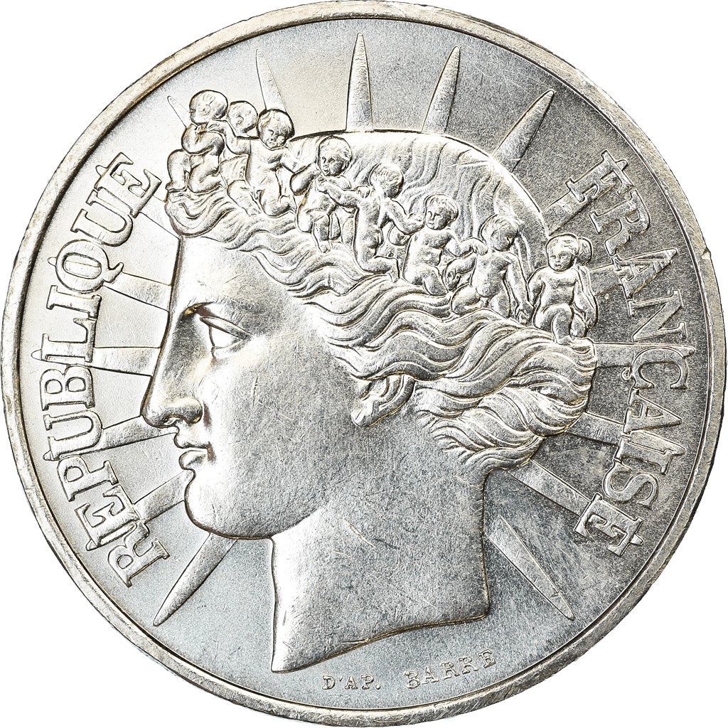 Monnaie, France, Fraternité, 100 Francs, 1988, SUP, Argent, Gadoury:903, KM:966