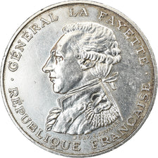 Monnaie, France, Lafayette, 100 Francs, 1987, SUP, Argent, Gadoury:902, KM:962