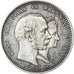 Coin, Denmark, Christian IX, 2 Kroner, 1892, Copenhagen, AU(55-58), Silver