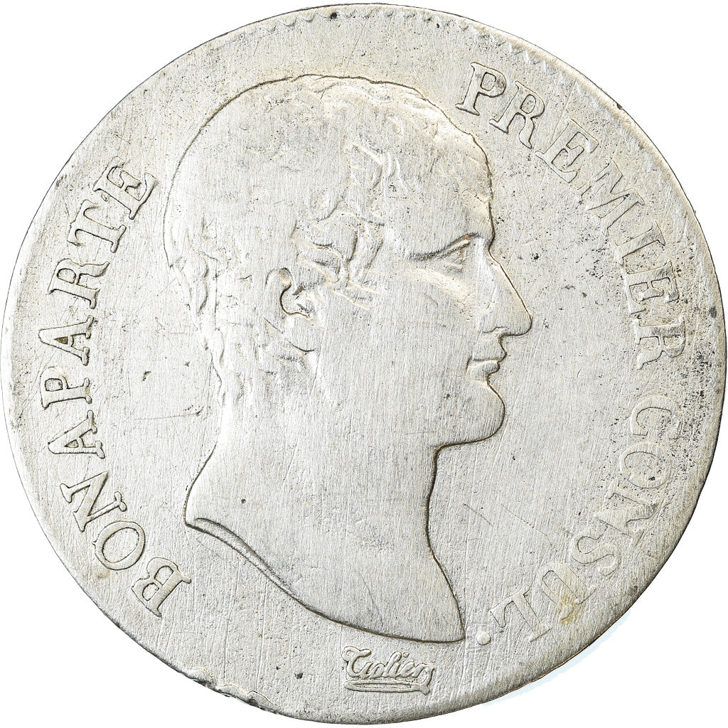 Moeda, França, Napoléon I, 5 Francs, An 12, Paris, VF(30-35), Prata, KM:659.1