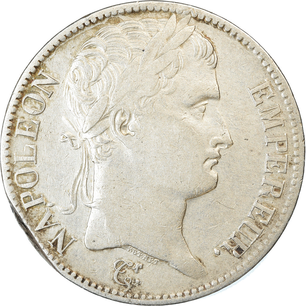 Coin, France, Napoléon I, 5 Francs, 1809, Rouen, EF(40-45), Silver, KM:694.2