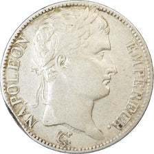 Coin, France, Napoléon I, 5 Francs, 1809, Rouen, EF(40-45), Silver, KM:694.2