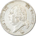 Moneta, Francia, Louis XVIII, 5 Francs, 1824, Paris, BB+, Argento