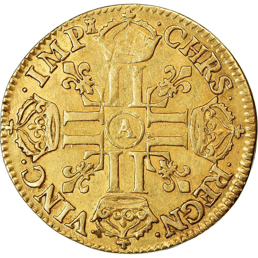 Munten, Frankrijk, Louis XIV, Louis d'or au buste juvénile, 1666, Paris, ZF