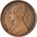 Coin, Great Britain, Victoria, Farthing, 1886, EF(40-45), Bronze, KM:753