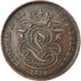 Coin, Belgium, Leopold II, 2 Centimes, 1870, AU(50-53), Copper, KM:35.1