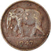 Coin, Belgian Congo, 5 Francs, 1947, VF(20-25), Brass, KM:29