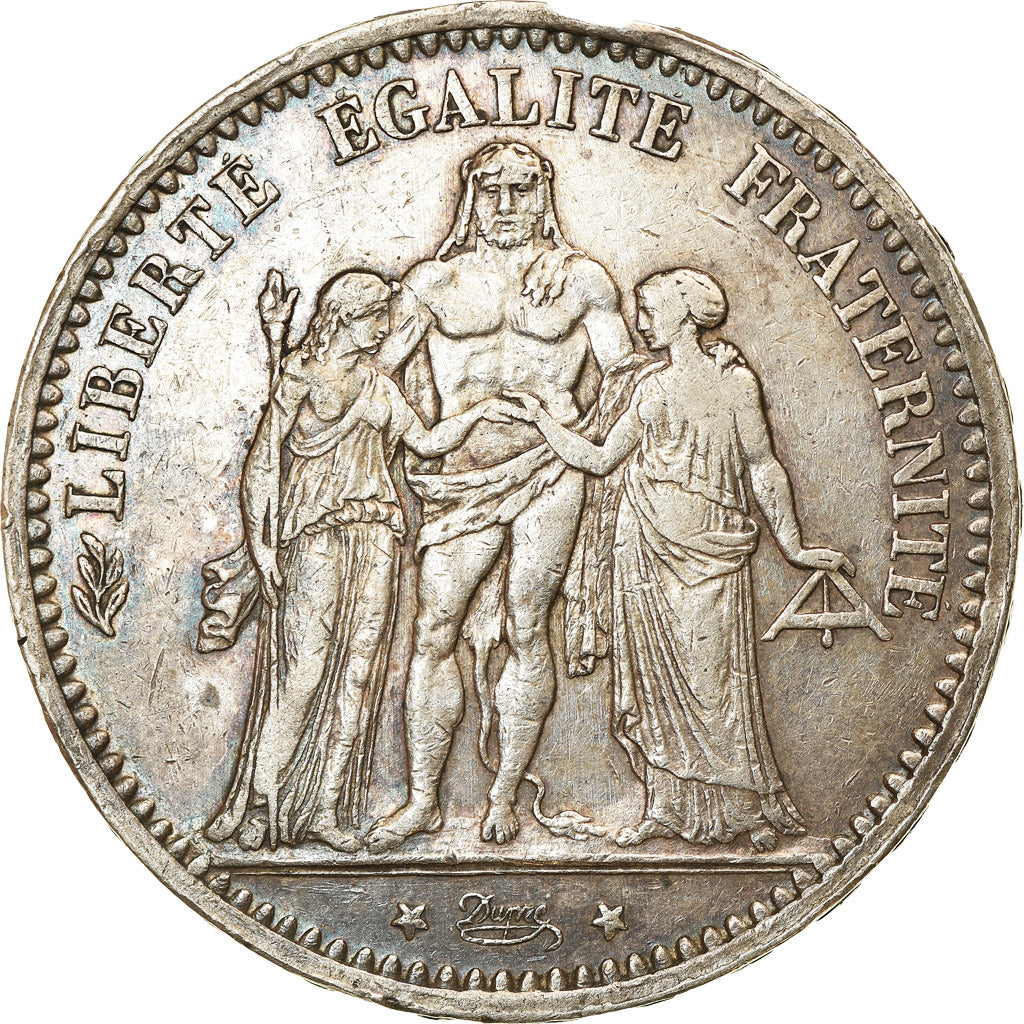 Münze, Frankreich, Hercule, 5 Francs, 1873, Paris, SS+, Silber, KM:820.1